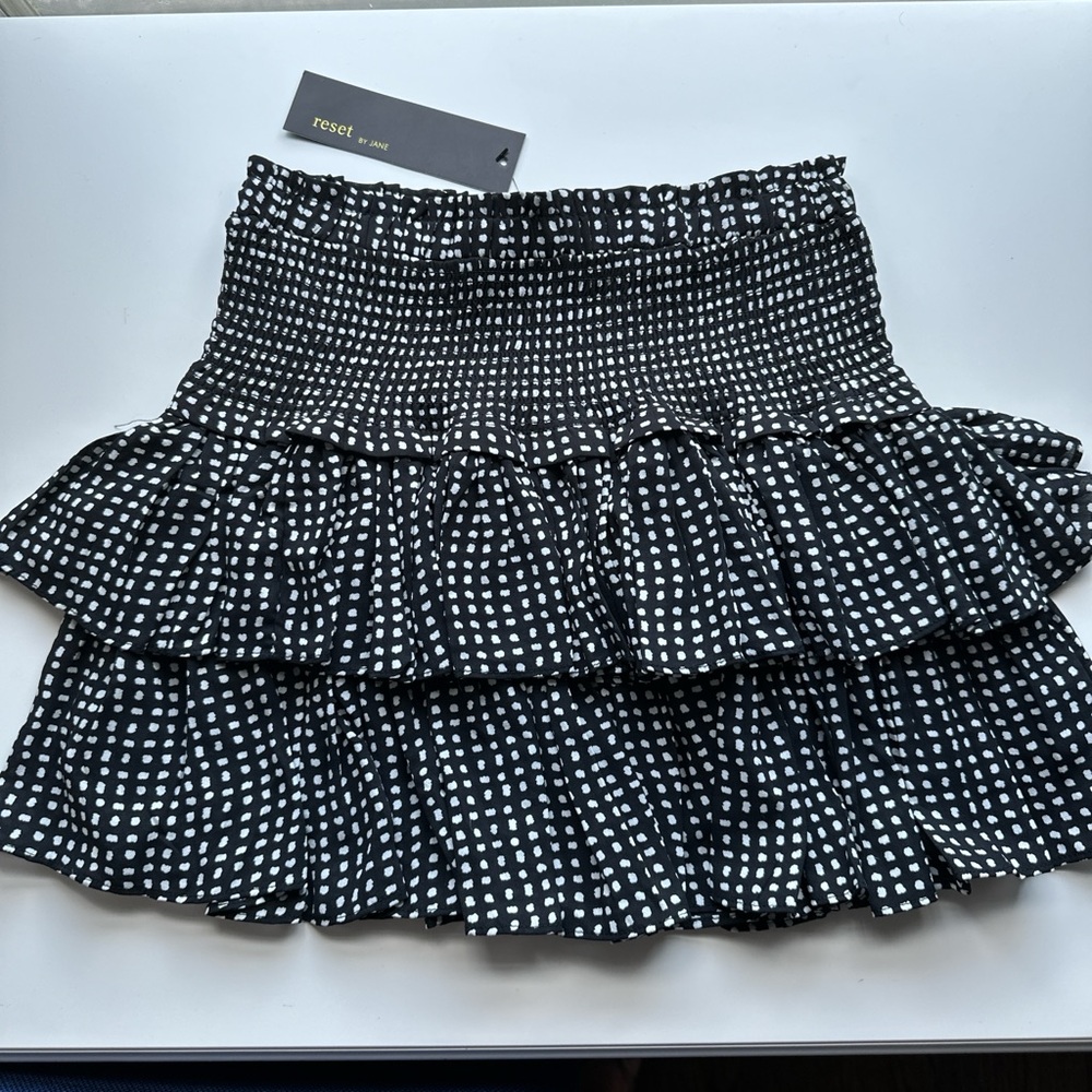 Black and White Reset by Jane Mini Skirt - Picture 2 of 7